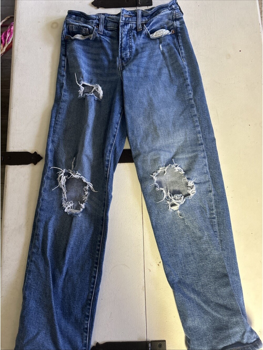 old navy og loose jeans Women’s Size 2 Distressed